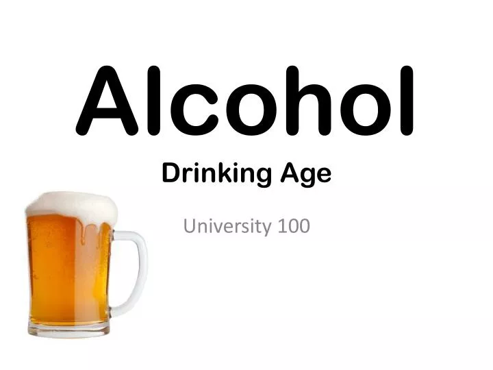 alcohol drinking age