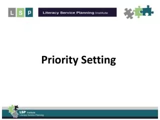 Priority Setting