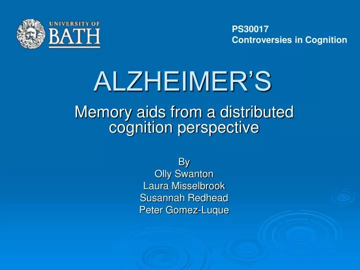 alzheimer s