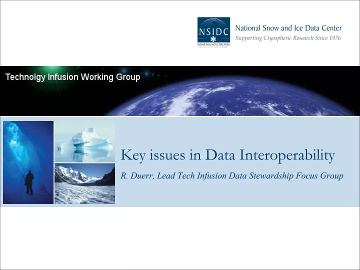 key issues in data interoperability