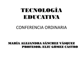 tecnolog a educativa