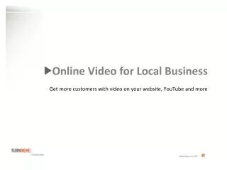 Online Video for Local Business