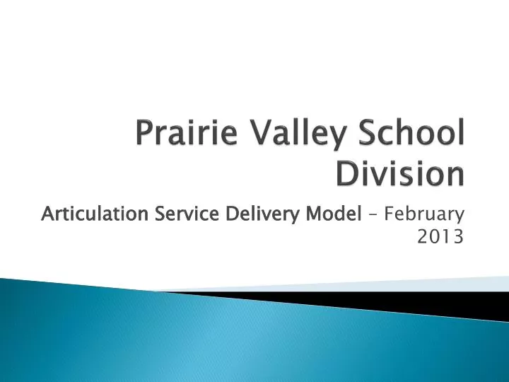 prairie valley school division