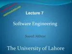 Software Engineering - slide 1