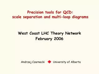 Precision tools for QCD: scale separation and multi-loop diagrams