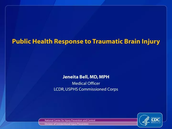 public health response to traumatic brain injury