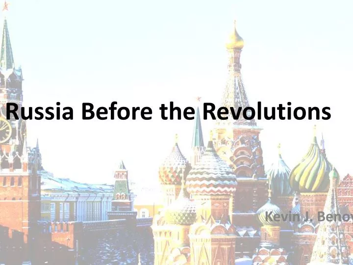 russia before the revolutions