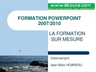 formation powerpoint 2007 2010