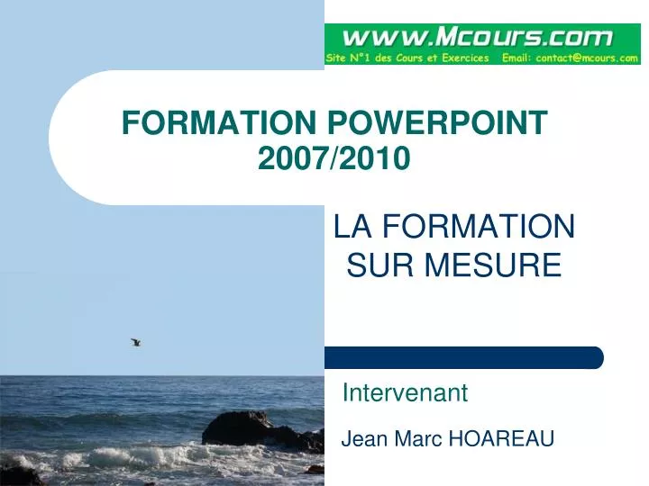 formation powerpoint 2007 2010
