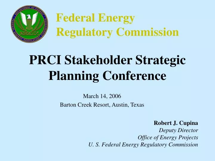 prci stakeholder strategic planning conference