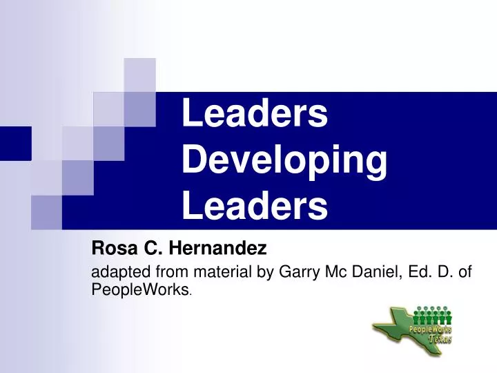 leaders developing leaders