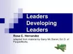 Leaders Developing Leaders - slide 1