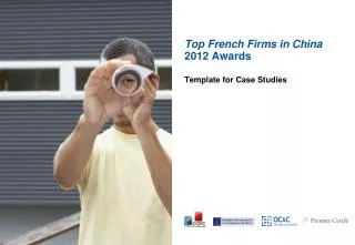 Top French Firms in China 2012 Awards