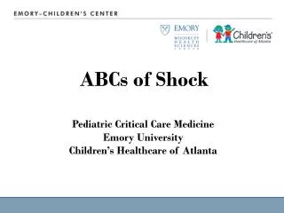ABCs of Shock