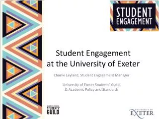 Student Engagement at the University of Exeter