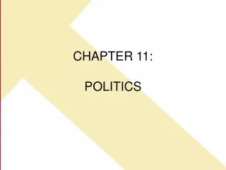 CHAPTER 11: POLITICS