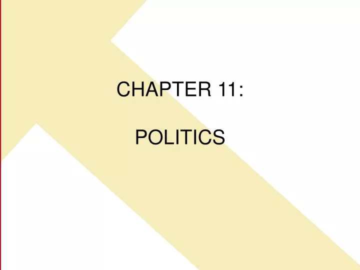 chapter 11 politics