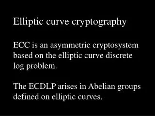 The ECDLP is the inverse operation to multiplication by a scalar; if K=kP, given K and P, find k.