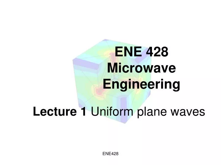 ene 428 microwave engineering