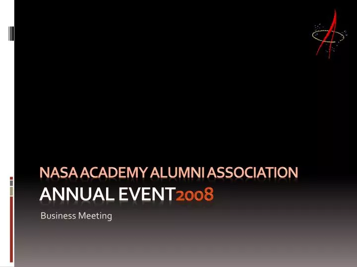 nasa academy alumni association annual event 2008