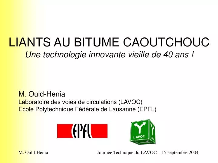 liants au bitume caoutchouc une technologie innovante vieille de 40 ans