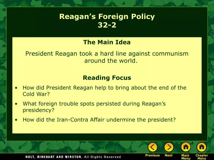 reagan s foreign policy 32 2