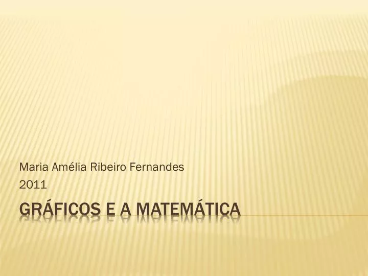 maria am lia ribeiro fernandes 2011