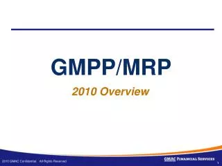 GMPP/MRP