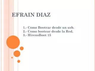efrain diaz