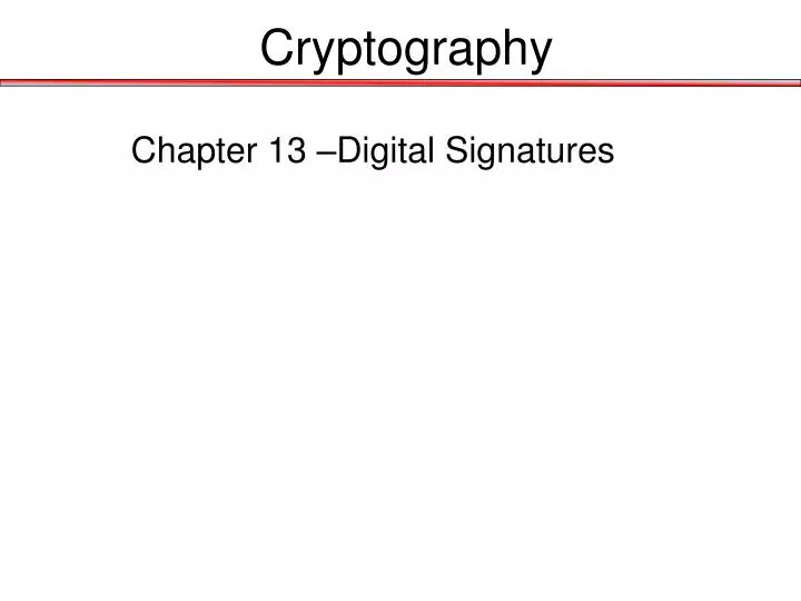 cryptography