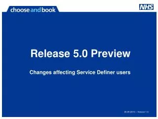 Release 5.0 Preview