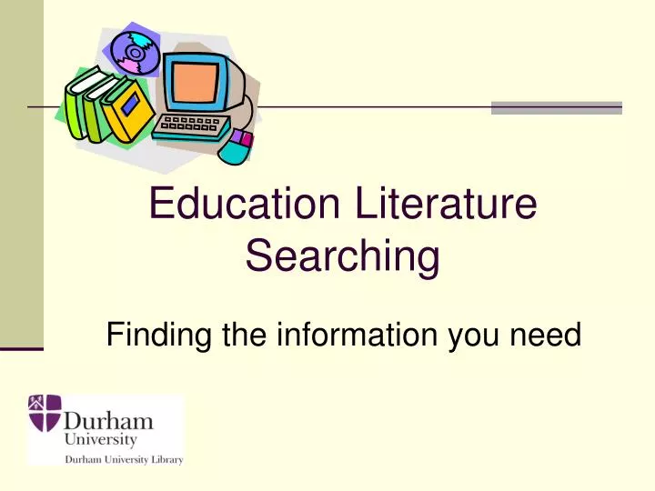 education literature searching