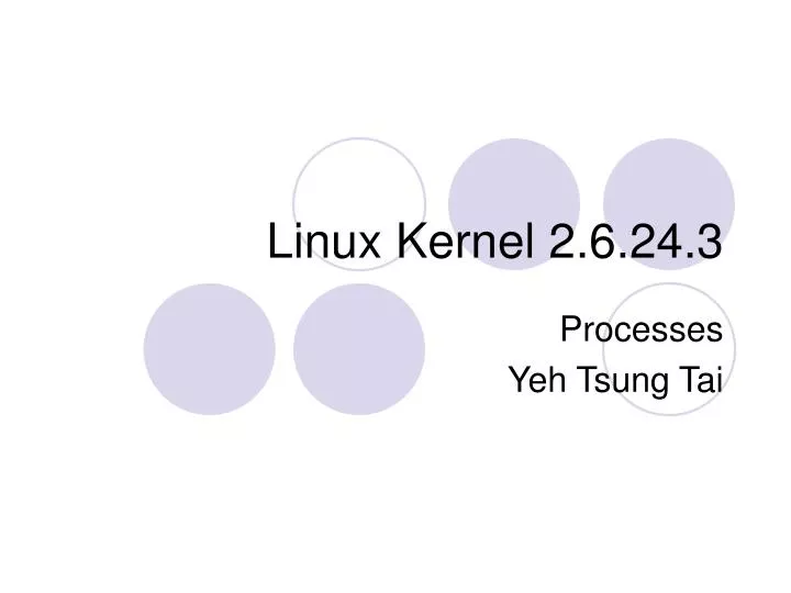 linux kernel 2 6 24 3