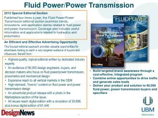 Fluid Power/Power Transmission