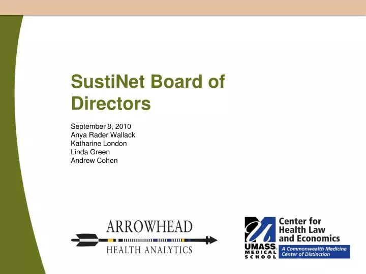 sustinet board of directors
