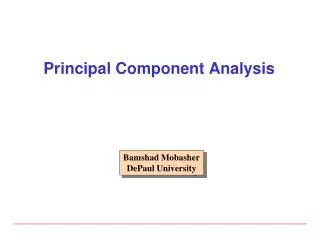 Principal Component Analysis