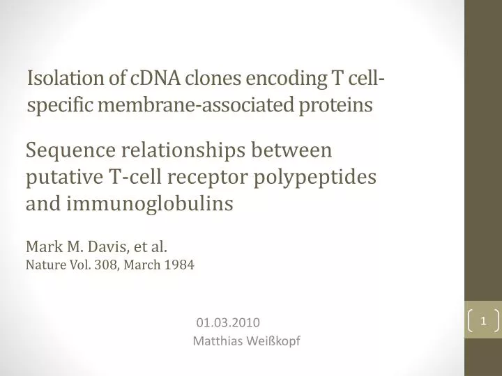 isolation of cdna clones encoding t cell specific membrane associated proteins