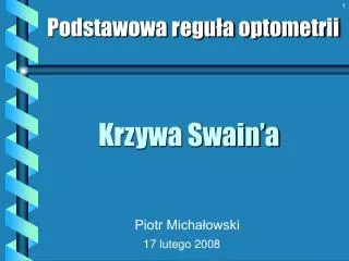 krzywa swain a
