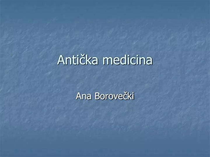 anti ka medicina