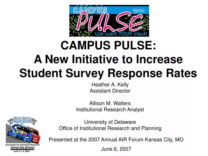 campus pulse a new initiative to increase student survey response rates