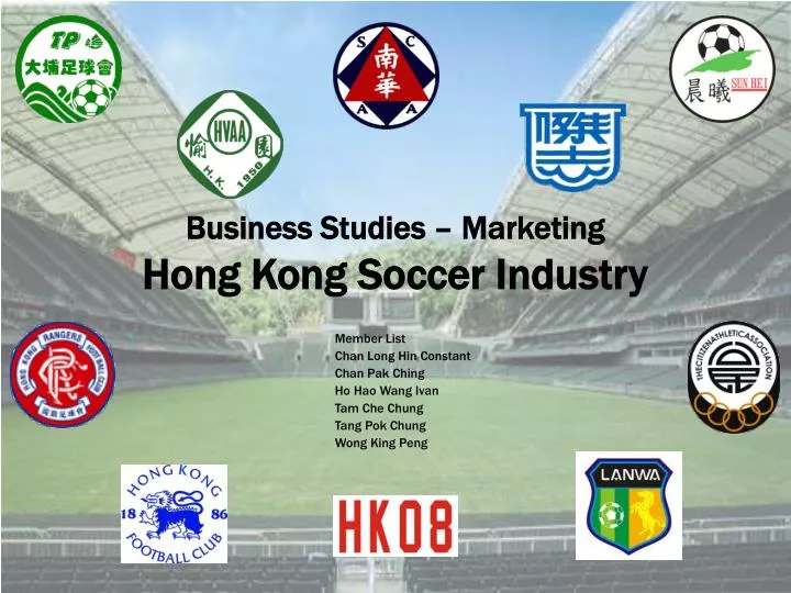 business studies marketing hong kong soccer industry