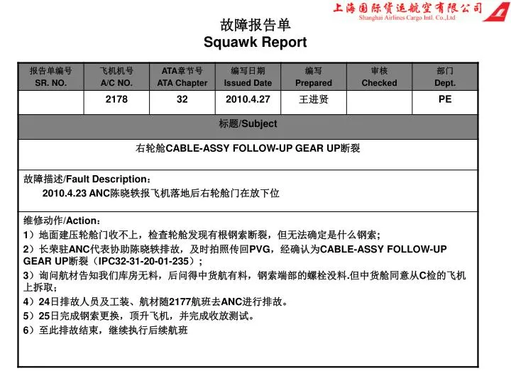 squawk report