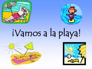 vamos a la playa