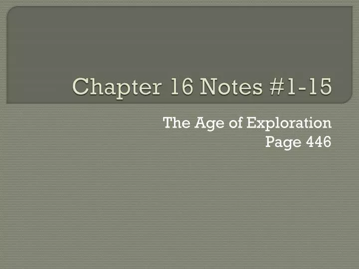 chapter 16 notes 1 15