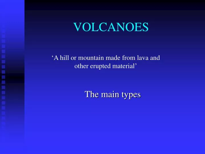 volcanoes
