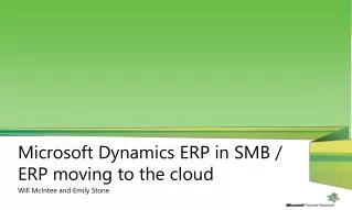 Microsoft Dynamics ERP in SMB / ERP moving to the cloud