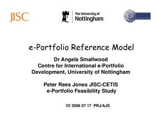 e-Portfolio Reference Model