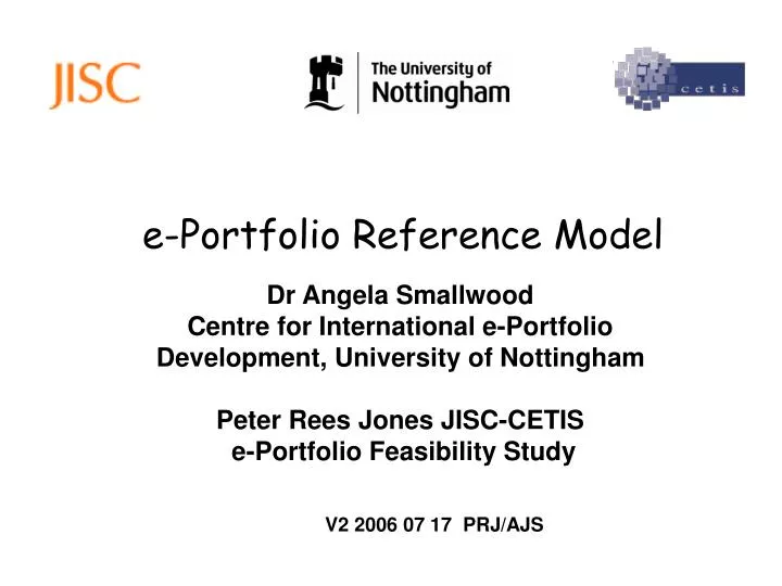 e portfolio reference model