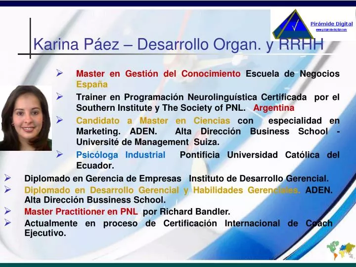 karina p ez desarrollo organ y rrhh