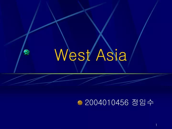 west asia